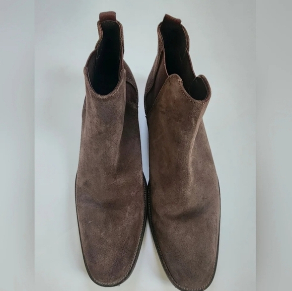 Section X Suede Chelsea Boots Brown Slip On Ankle Boot Size 12 main image 11